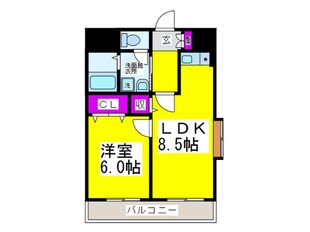 パ－クサイド堺の物件間取画像